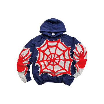 Smash And Reset Spider Web Hoodie