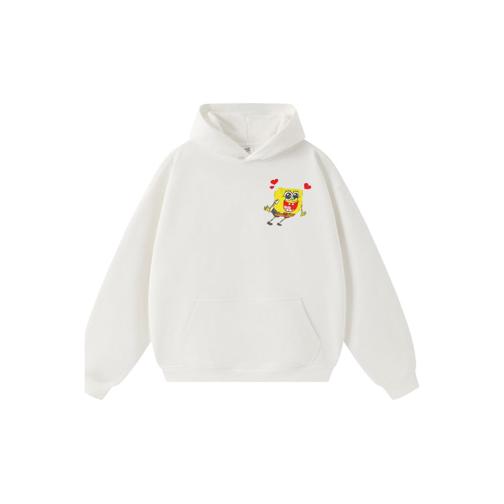 Embroidered Couple Anime Hoodie