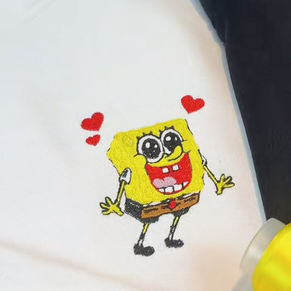 Embroidered Couple Anime Hoodie