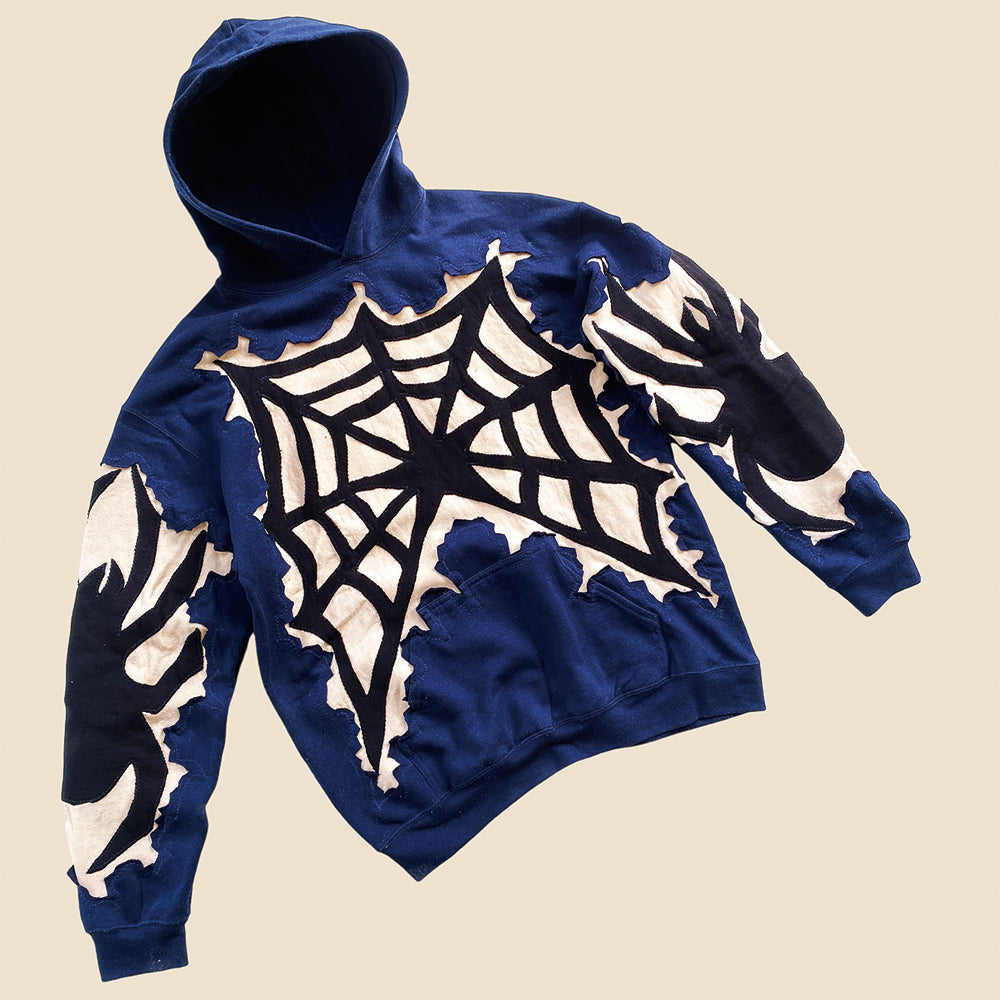Spider Element Cracked Hoodie