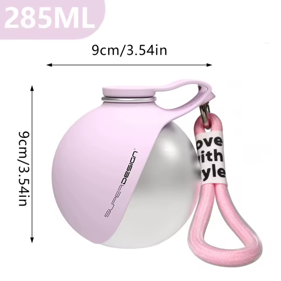 PawSip Travel Bottle pink color image