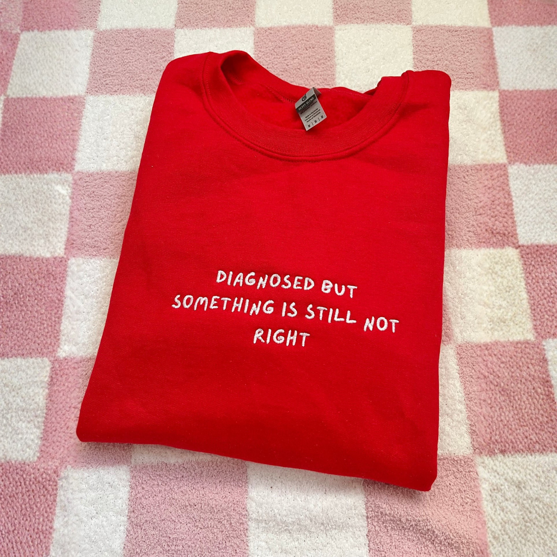 Diagnosed/Undiagnosed Embroidered Hoodie & Sweatshirt