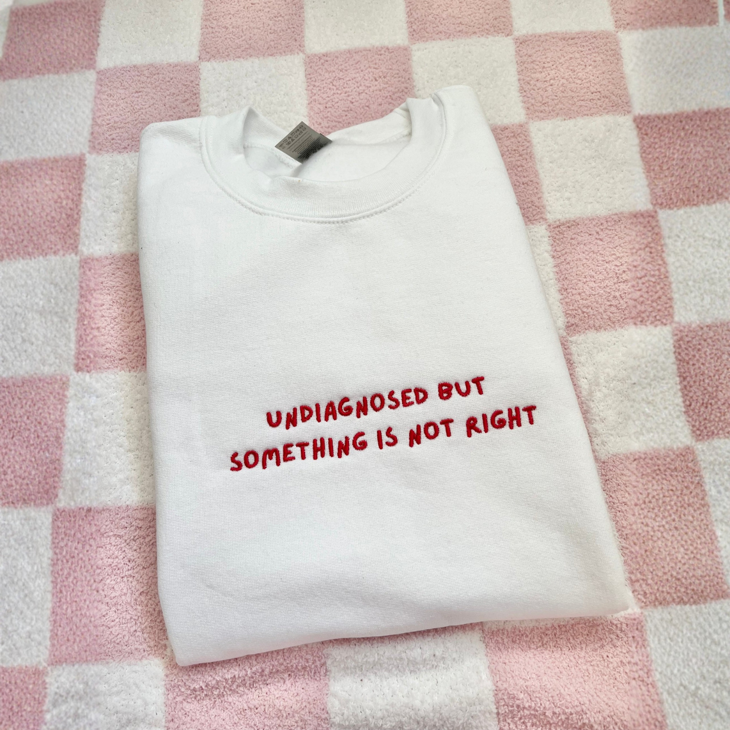 Diagnosed/Undiagnosed Embroidered Hoodie & Sweatshirt