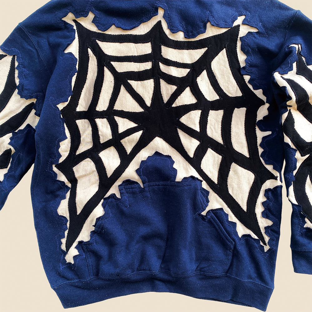 Spider Element Cracked Hoodie