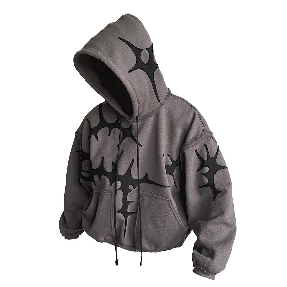 Stylish Patchwork Hoodie