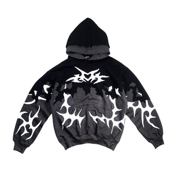 Creative Shape Cut & Sew Double Hooded Sweatshirt