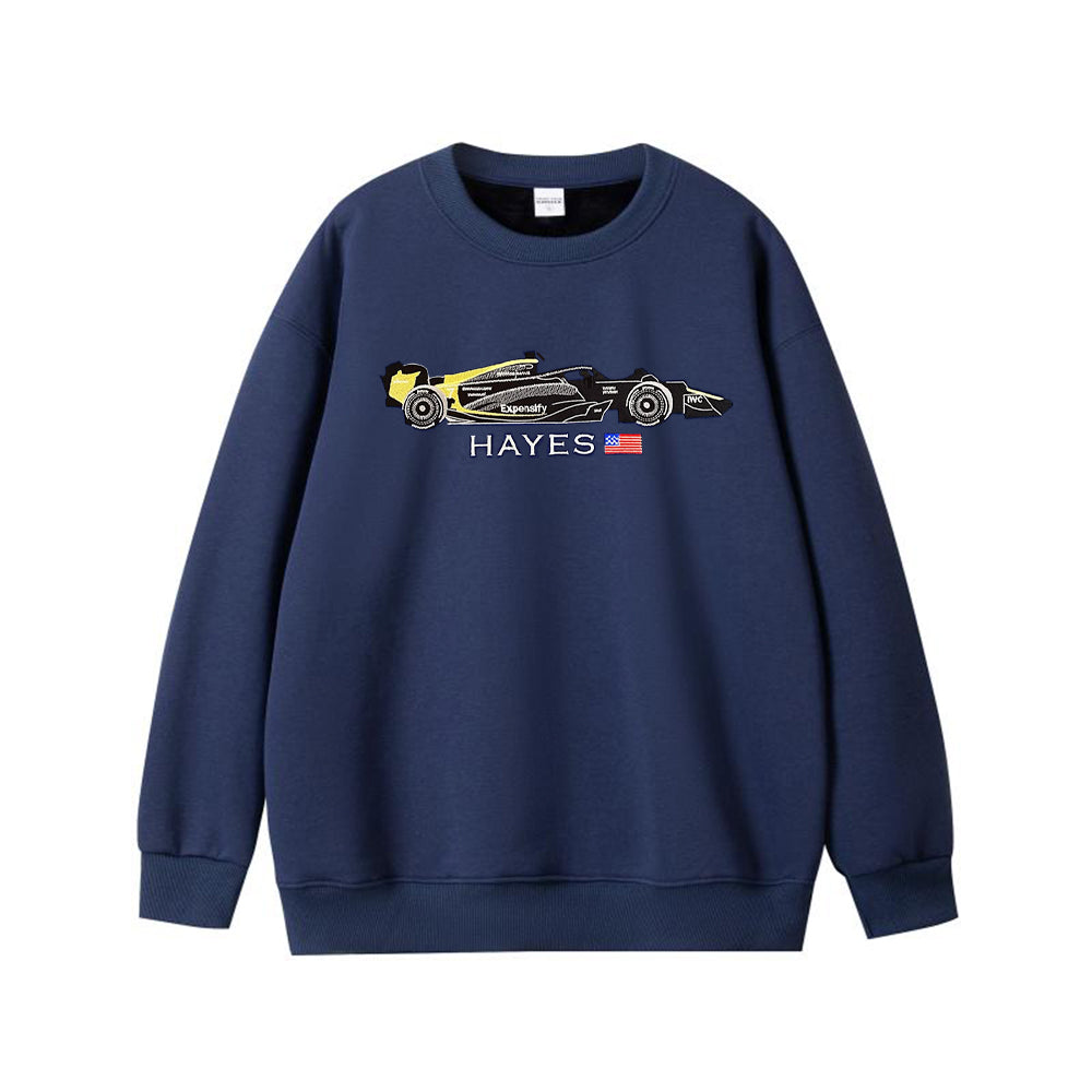 Hayes F1 Car Embroidered Sweatshirt