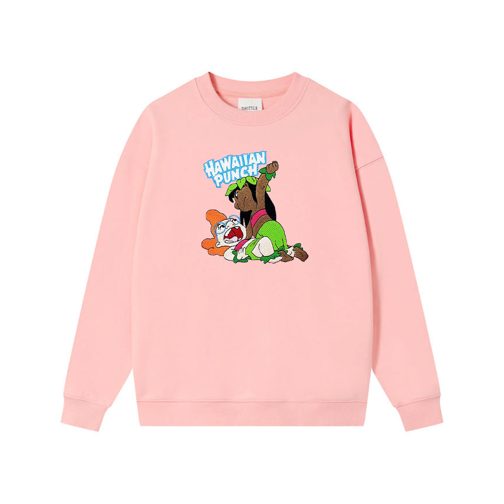 Hawaiian KO Embroidered Crew Neck Sweatshirt
