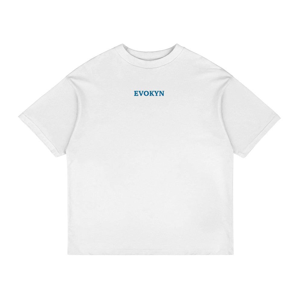 Embroidered Crane Pattern T-shirt
