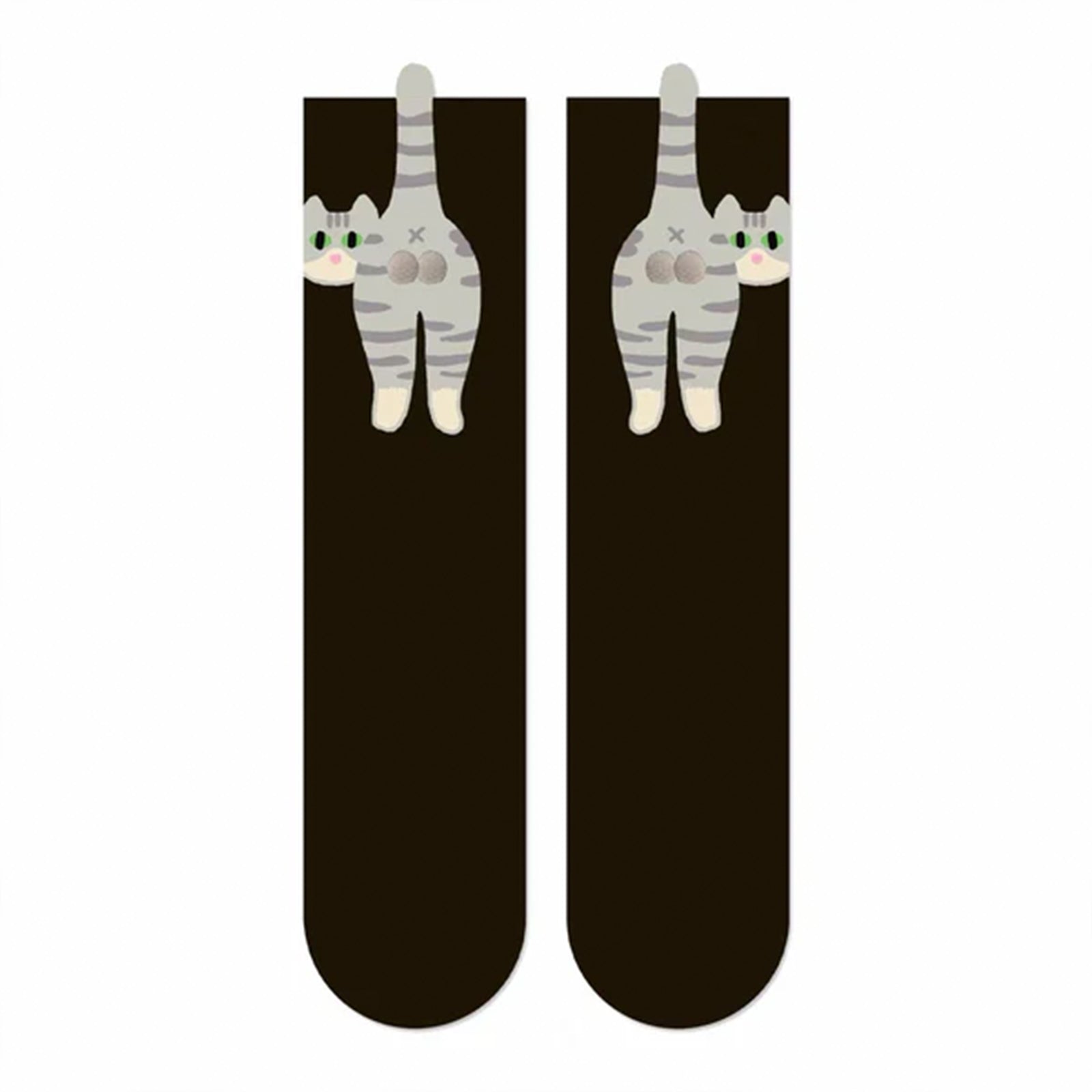 Playful 3D Kitty Socks