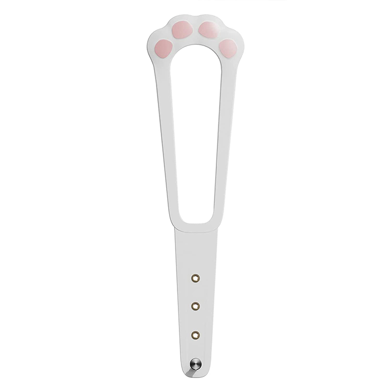 PawPass Adjustable Cat Door Latch in pink and white