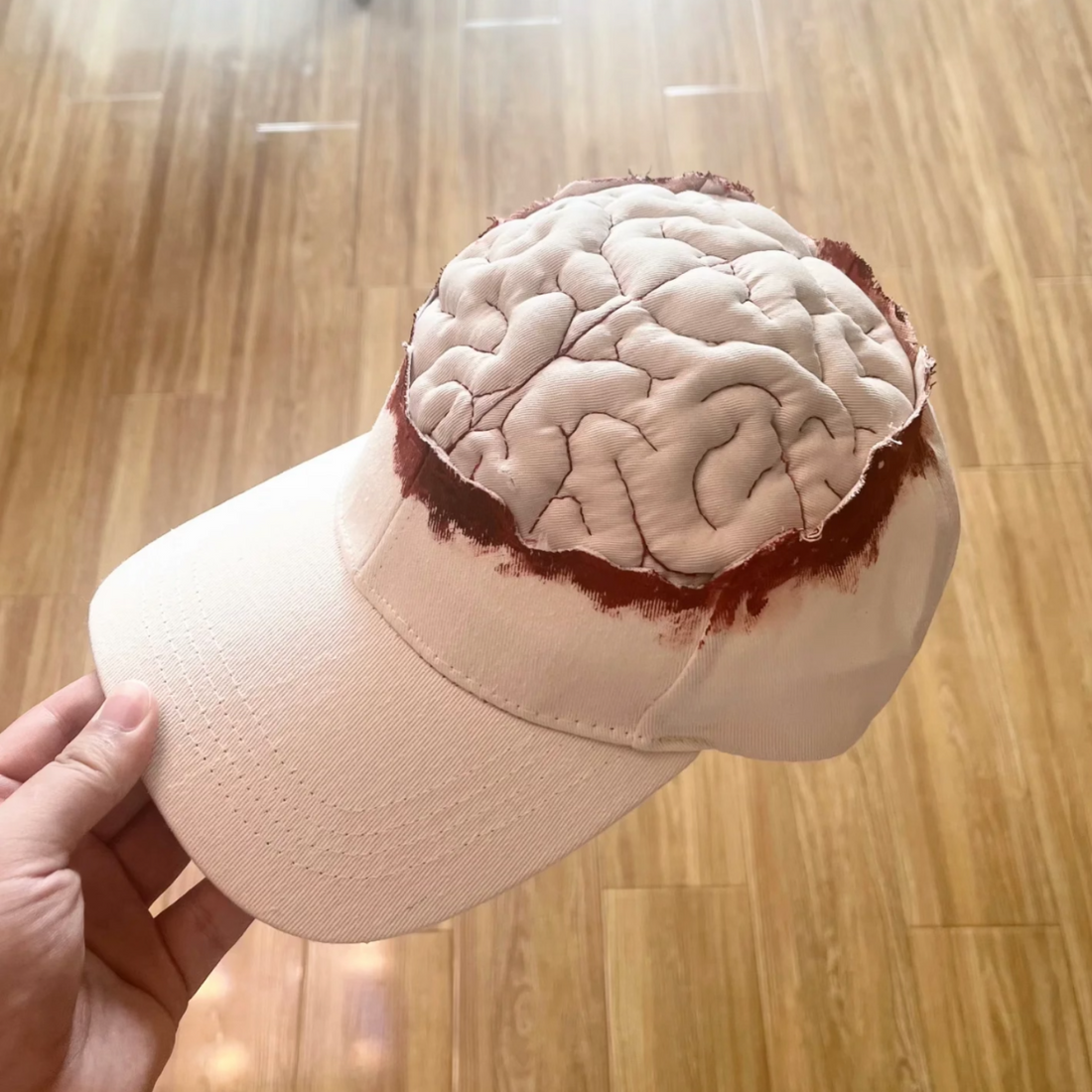 Exposed Brain Hat 3D Bloody Brain Baseball Cap
