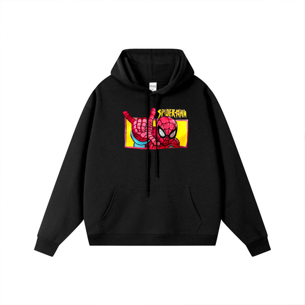 Spider-Man Creative Embroidered Pattern Sweatshirt
