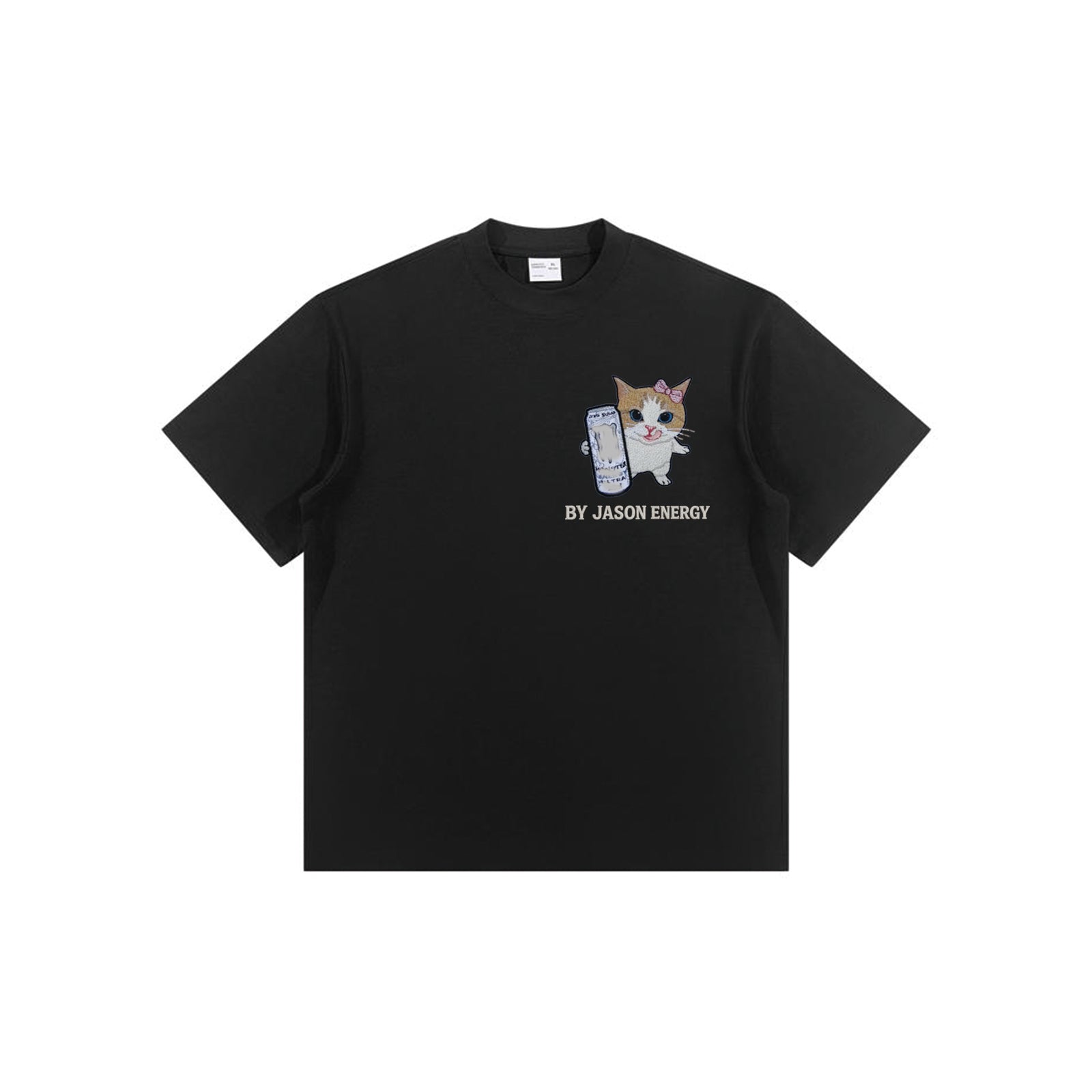 Custom Meowster Energy T-shirt（Black）