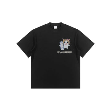 Custom Meowster Energy T-shirt（Black）