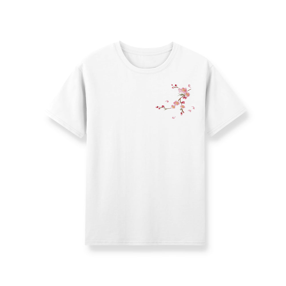 Plum Blossom  Embroidered T-shirt