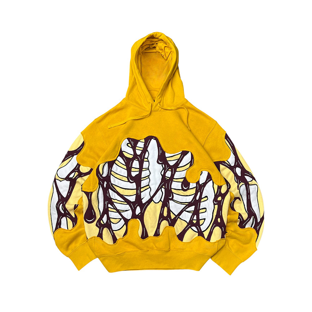 Skull Bondage Creative Tailoring Stitching Hooded Sweatshirt