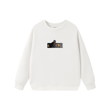 Round Face Expression Sweatshirt