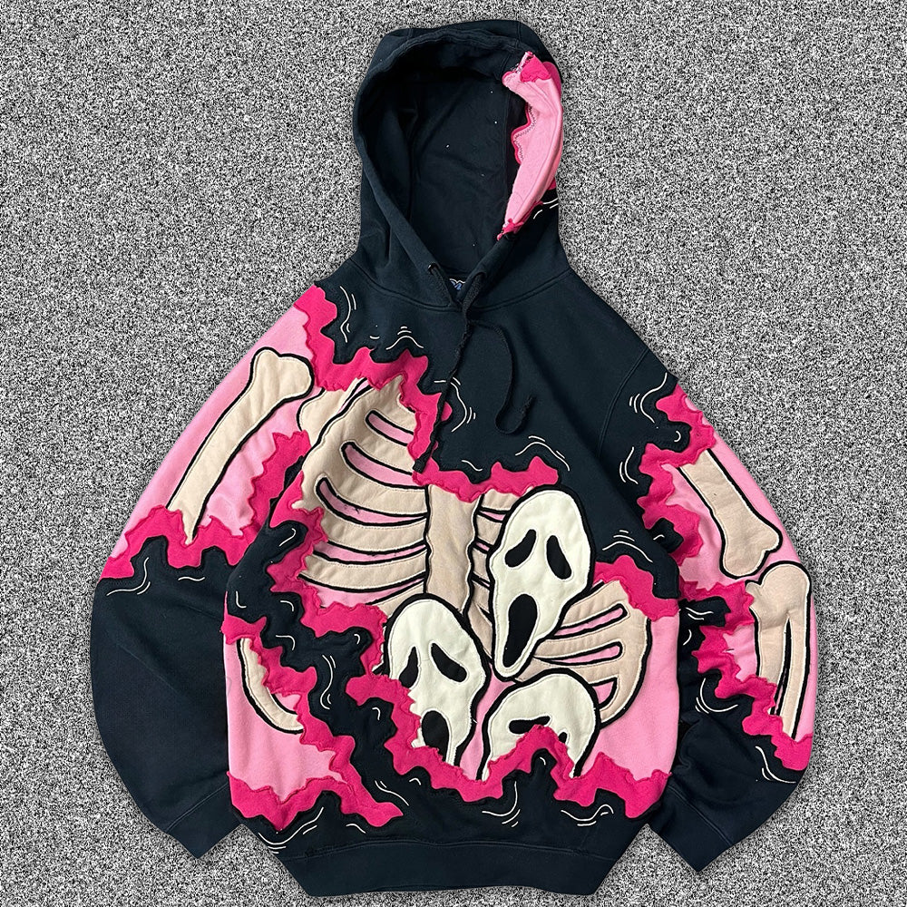 Skull Scream Cut and Sewn Hoodie