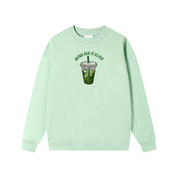 Matcha Cup Embroidered Sweatshirt