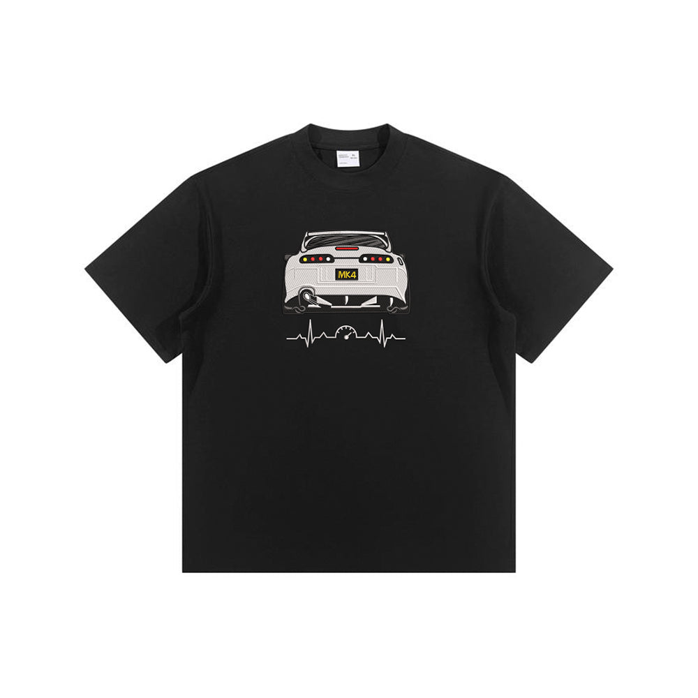 Car is Faith Embroidered T-shirt