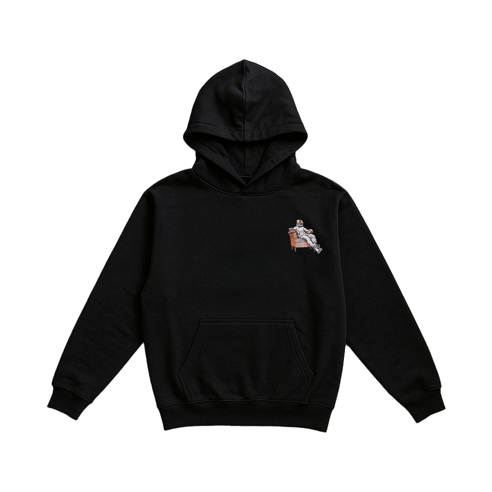 Embroidered sweatshirt in virtual space
