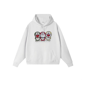 Embroidered Doraemon Hoodie