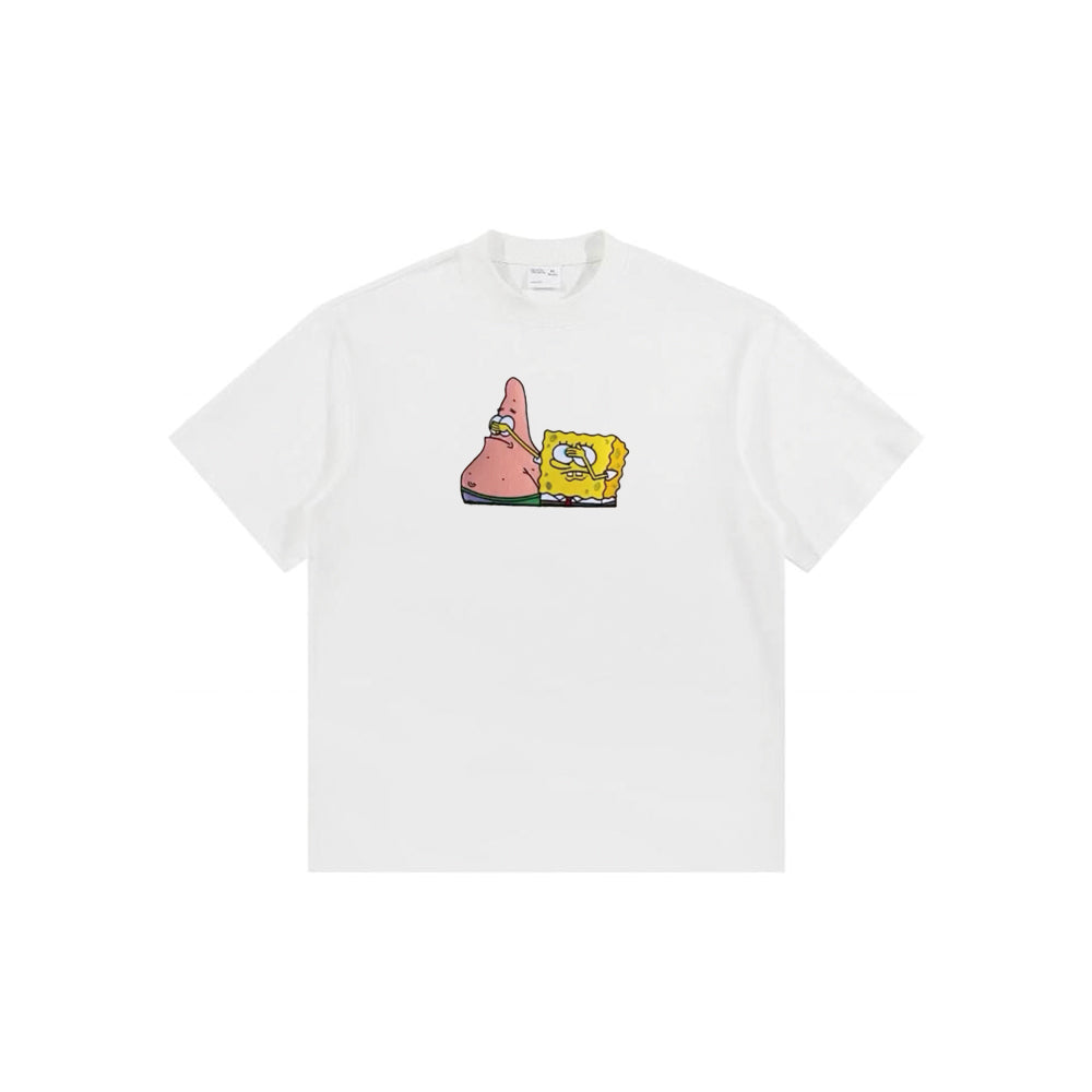 Embroidered SpongeBob Patrick T-shirt