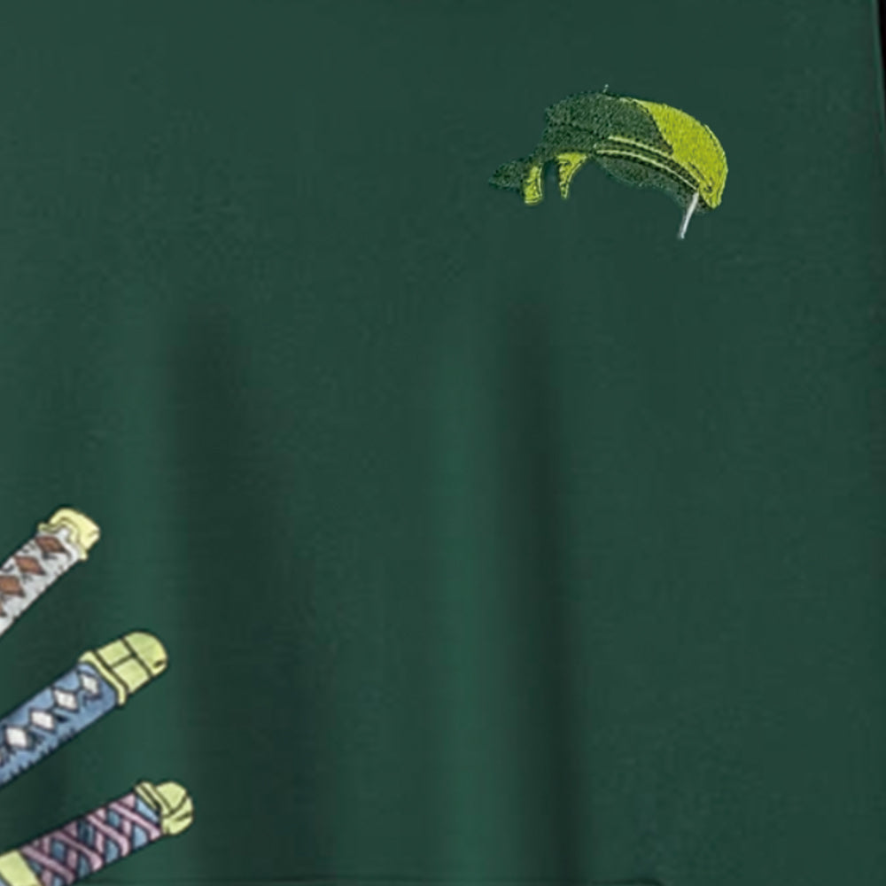 Embroidered Three Musketeers style Zoro's Ultimate Hoodie