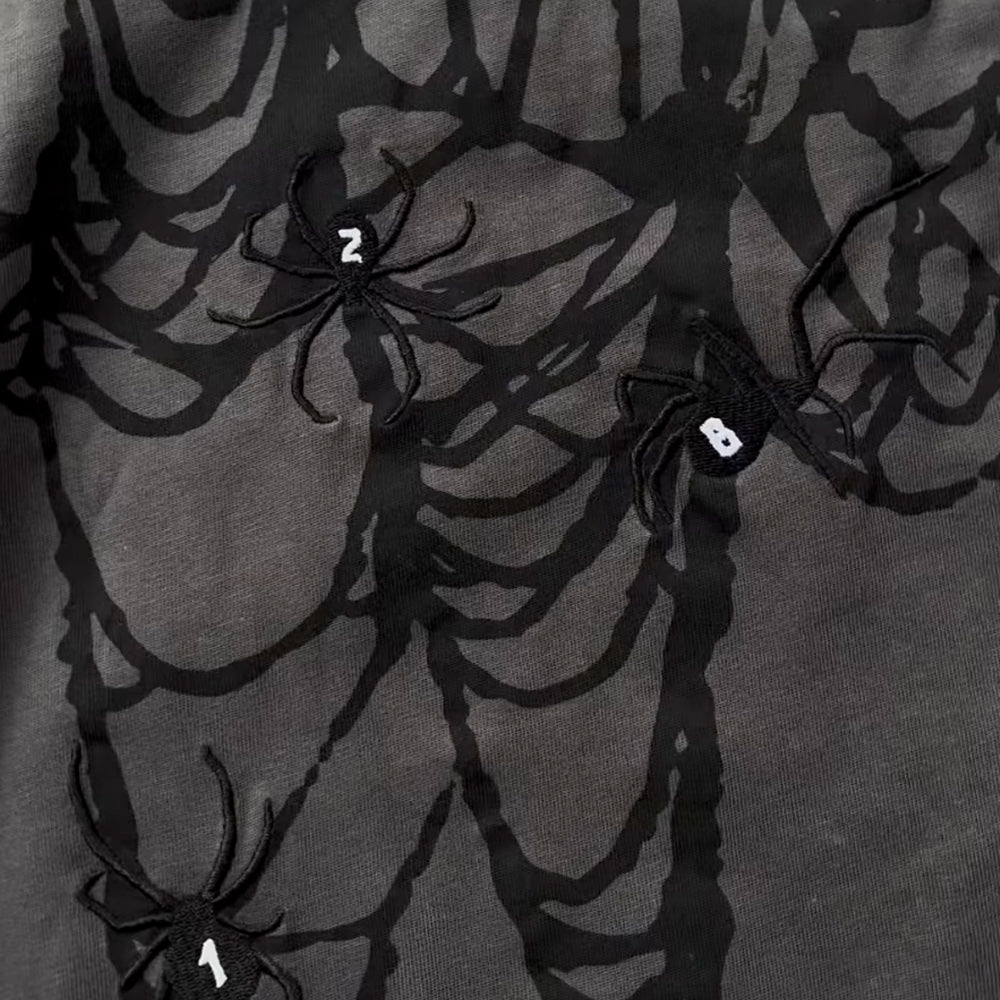 Dark Web Embroidered Tee