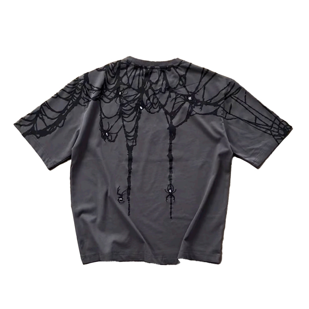 Dark Web Embroidered Tee
