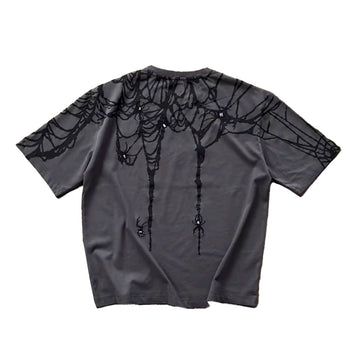 Dark Web Embroidered Tee