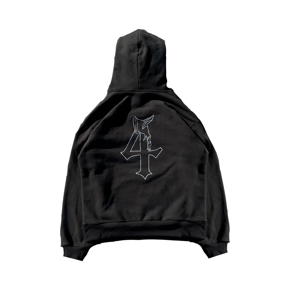 Anime Fashion Embroidered Hoodie