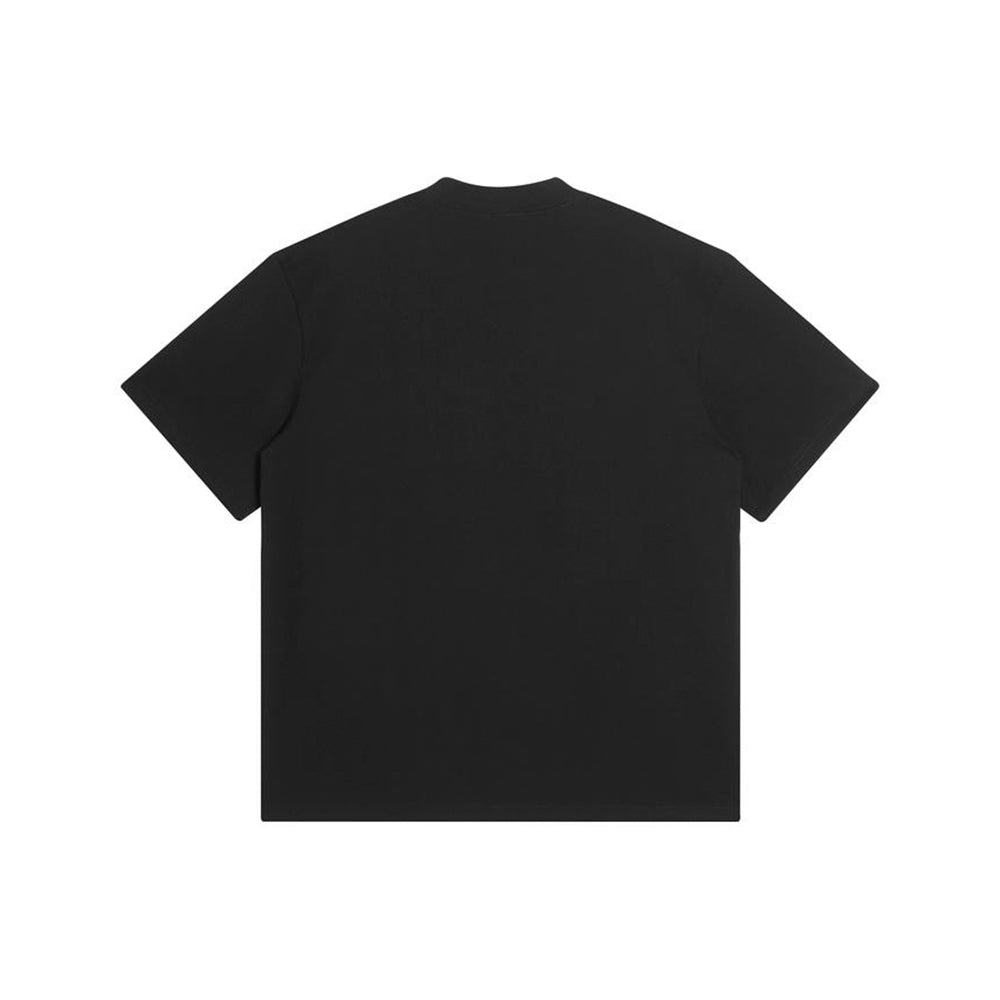 Skull Hand Gesture Embroidery Pattern T-Shirts