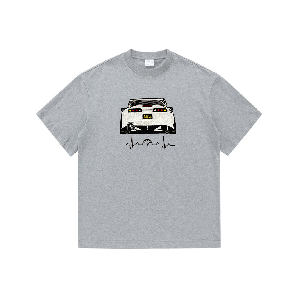 Car is Faith Embroidered T-shirt
