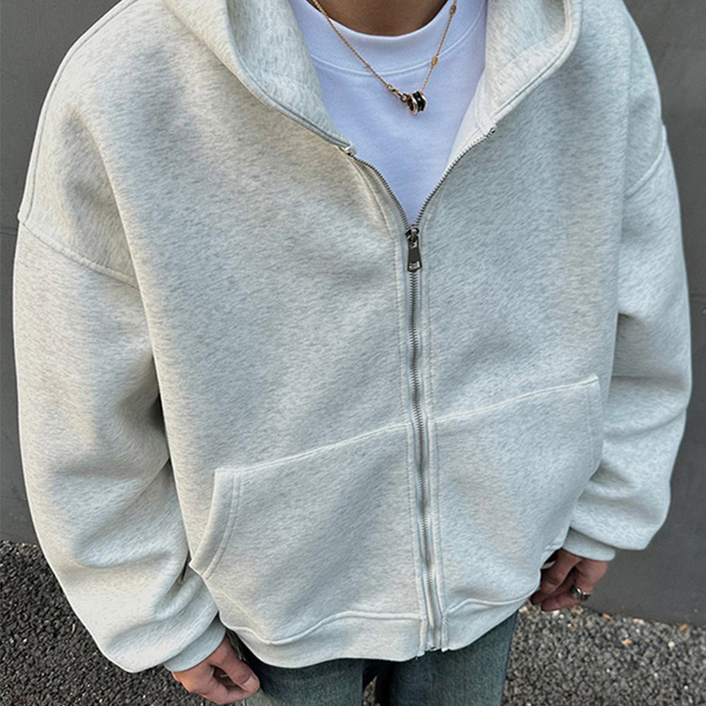 Back Satchel Zip-Up Hoodie