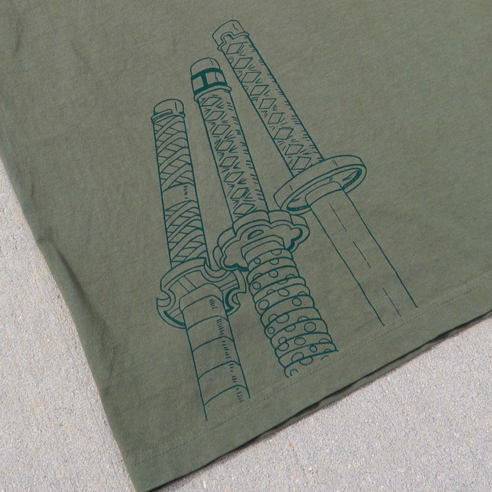 Anime Graphic Embroidered Tee - Otaku Street Style