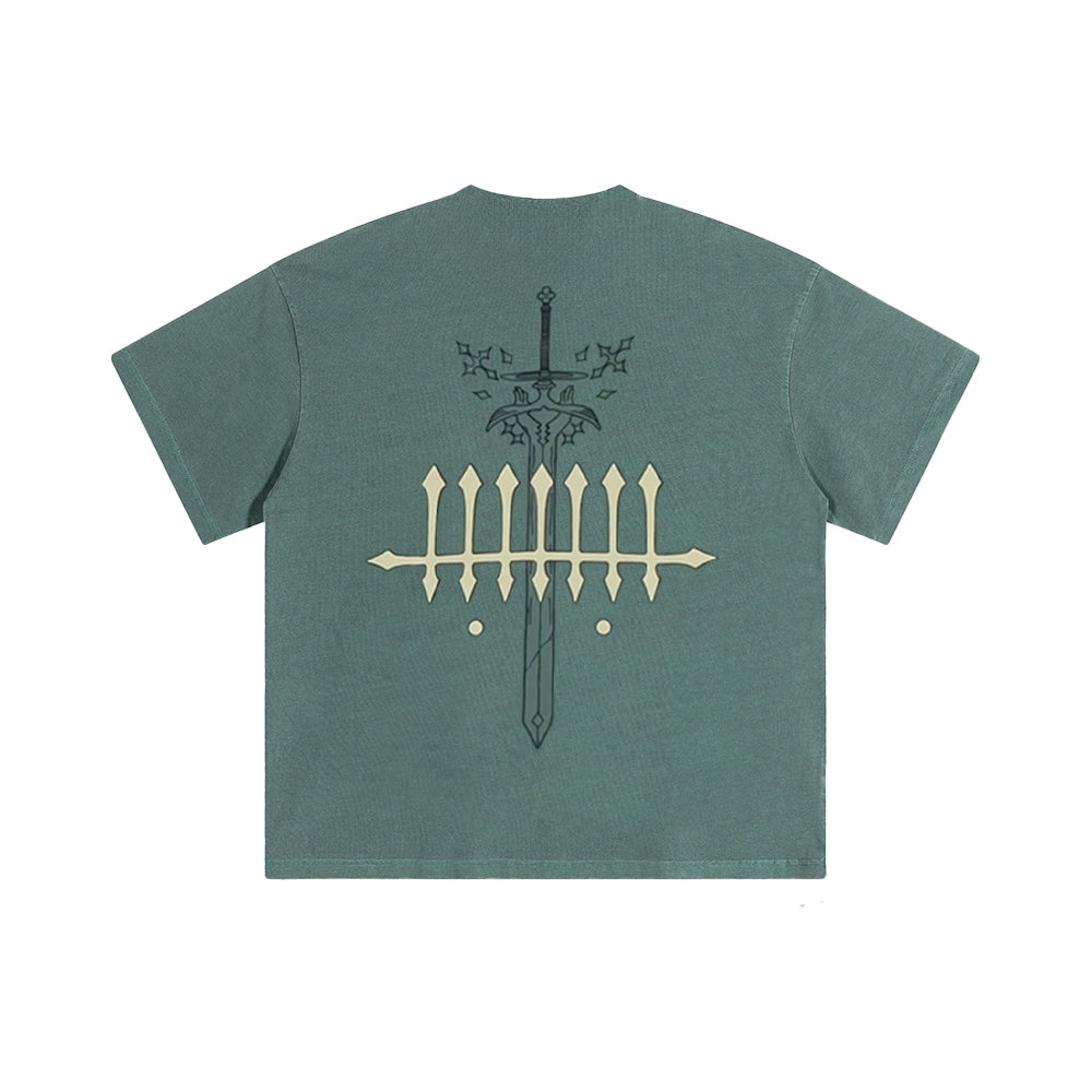 Anime Embroidered T-shirt