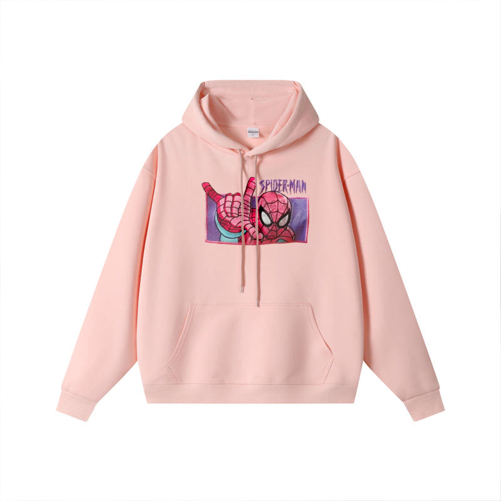 Spider-Man Creative Embroidered Pattern Sweatshirt