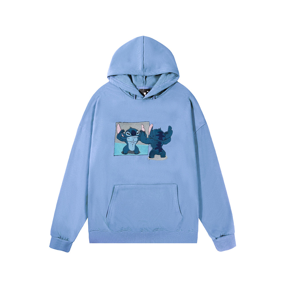 Matching Anime Love Hoodie – Embroidered Edition