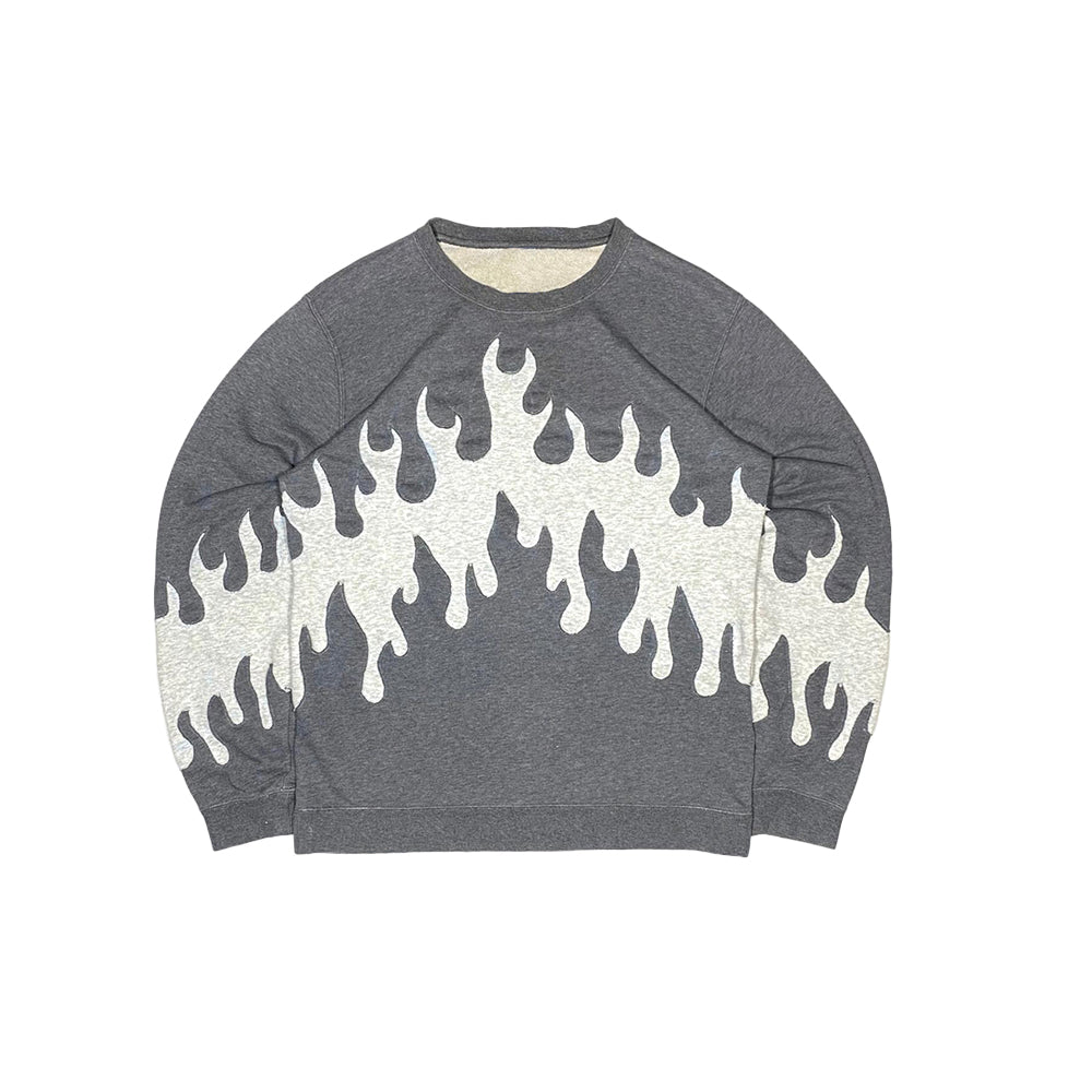 Double Flame Grey Sweatshirt