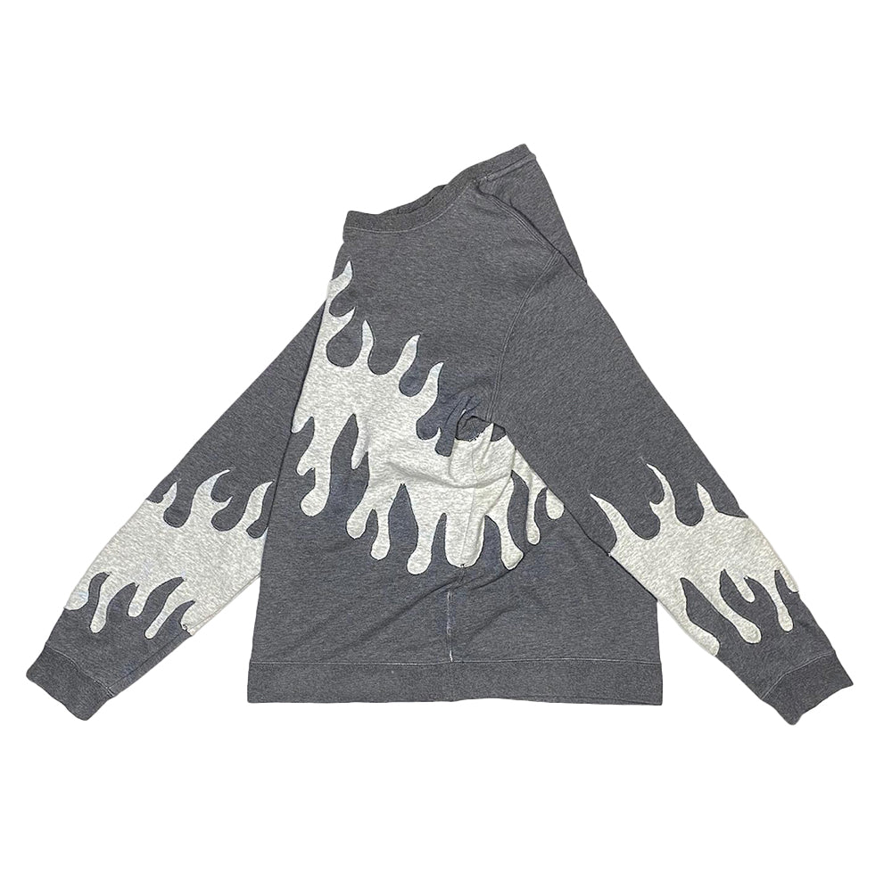 Double Flame Grey Sweatshirt