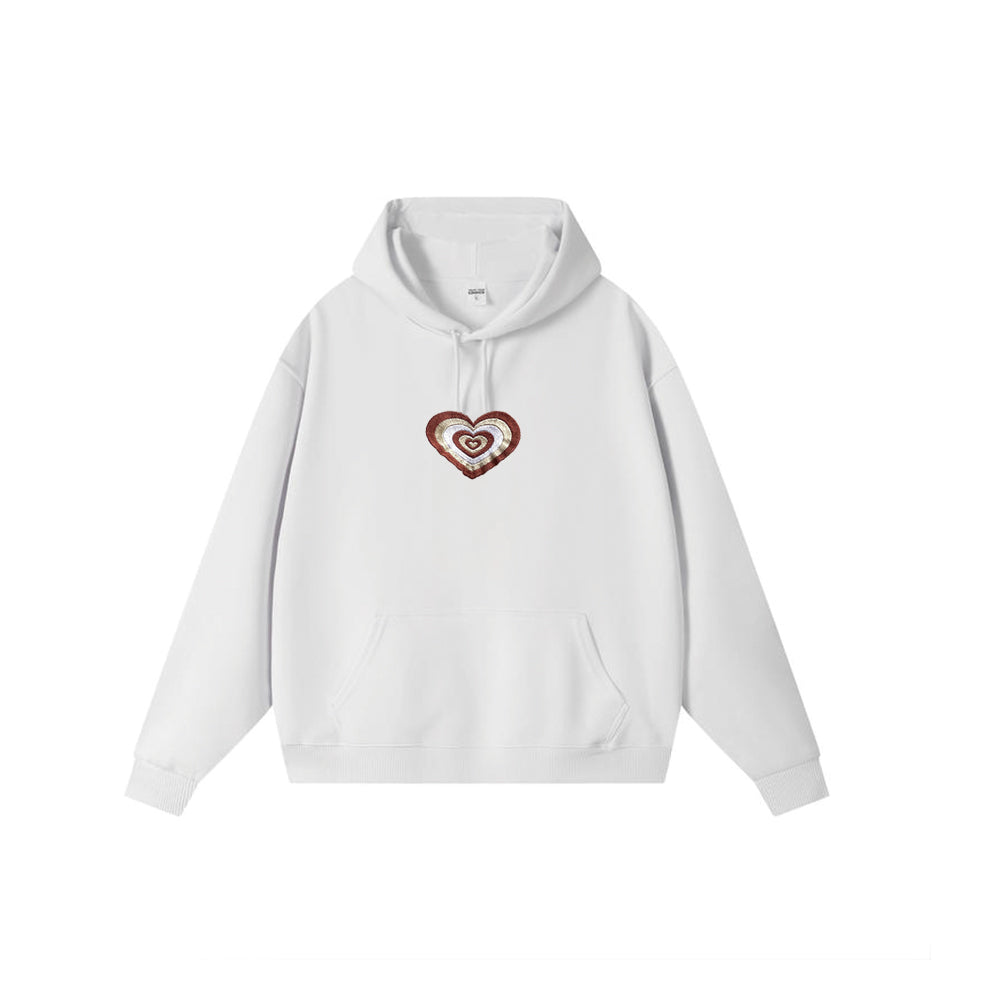 Embroidered Love Couple Sweatshirt