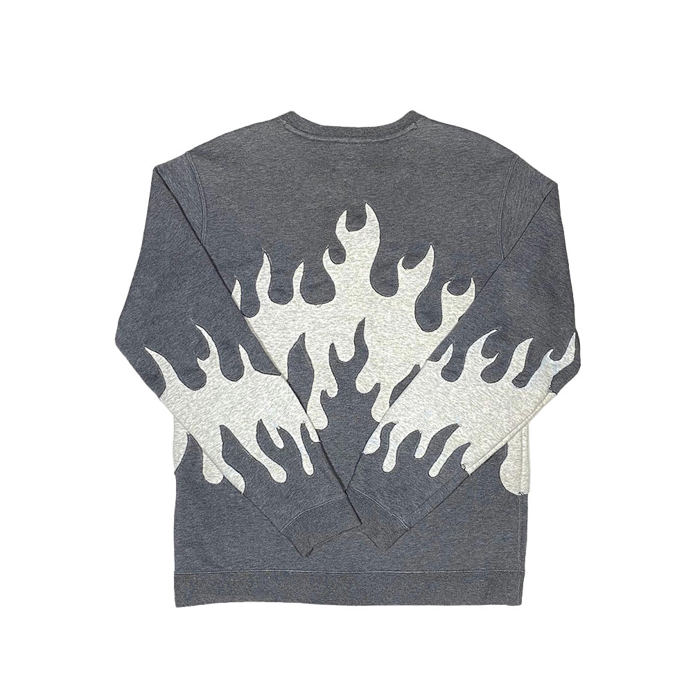 Double Flame Grey Sweatshirt