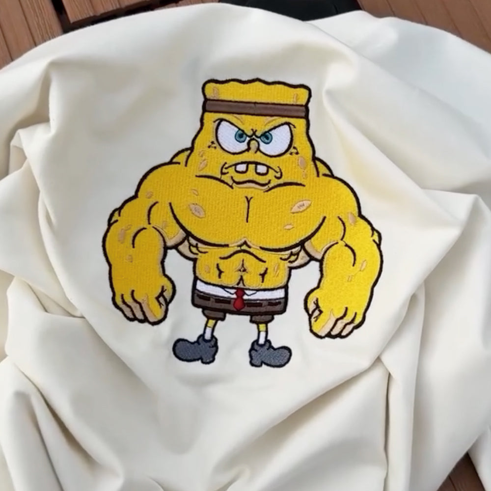 Embroidered Muscle Patrick T-shirt