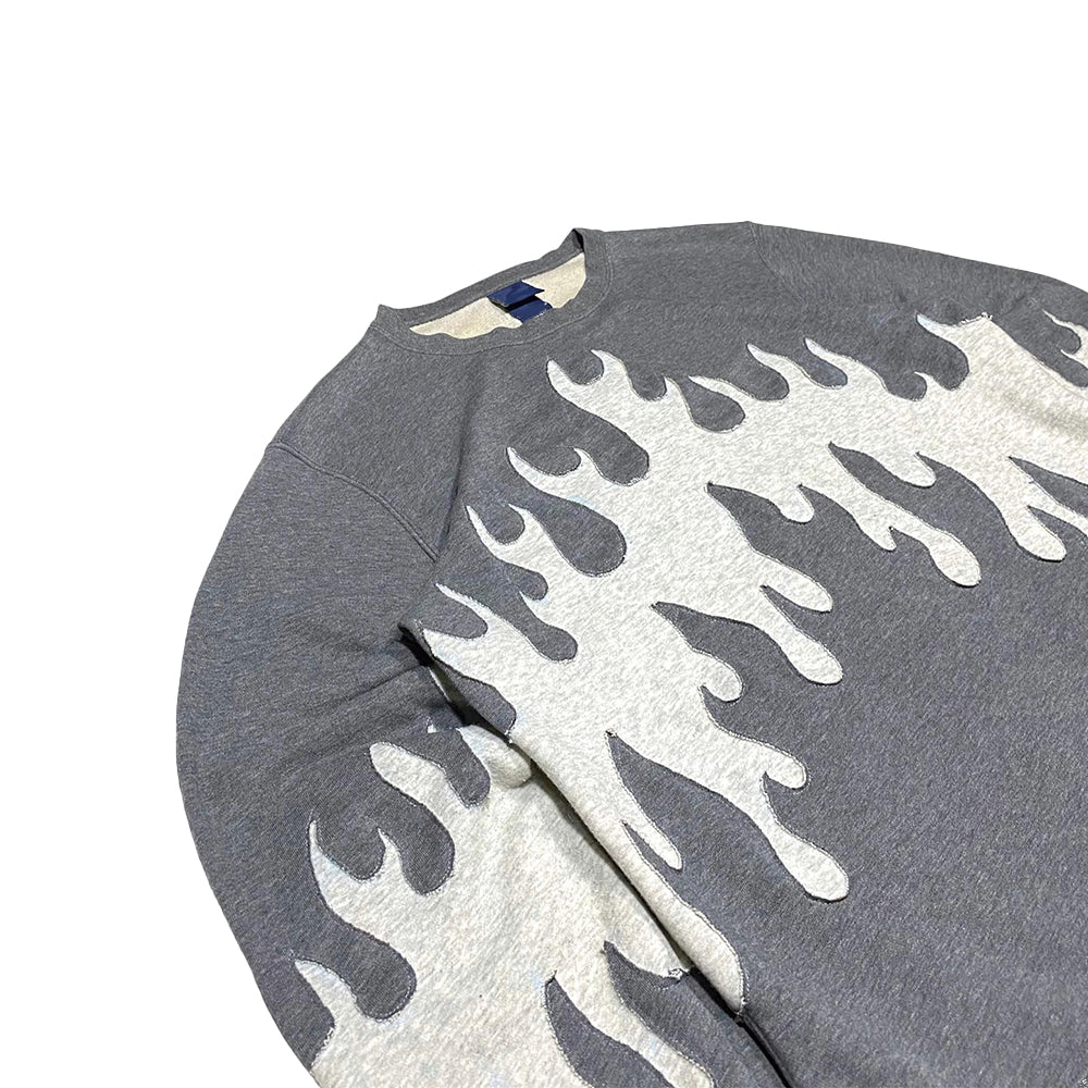 Double Flame Grey Sweatshirt