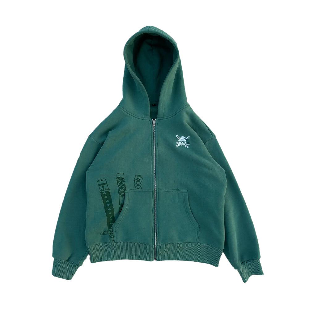NeoToon Embroidered Zip Hoodie