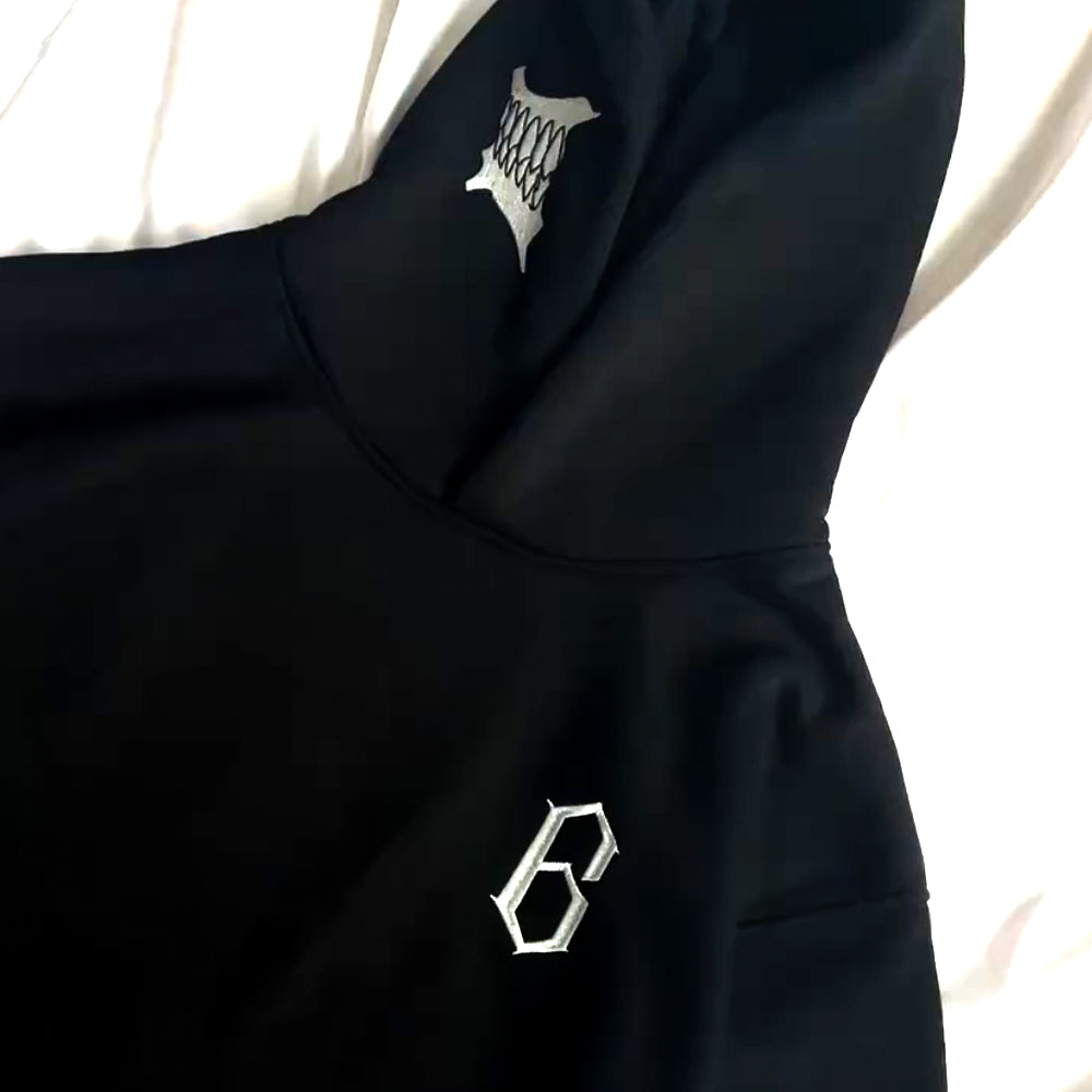 Embroidered Anime-Inspired Fashion Hoodie