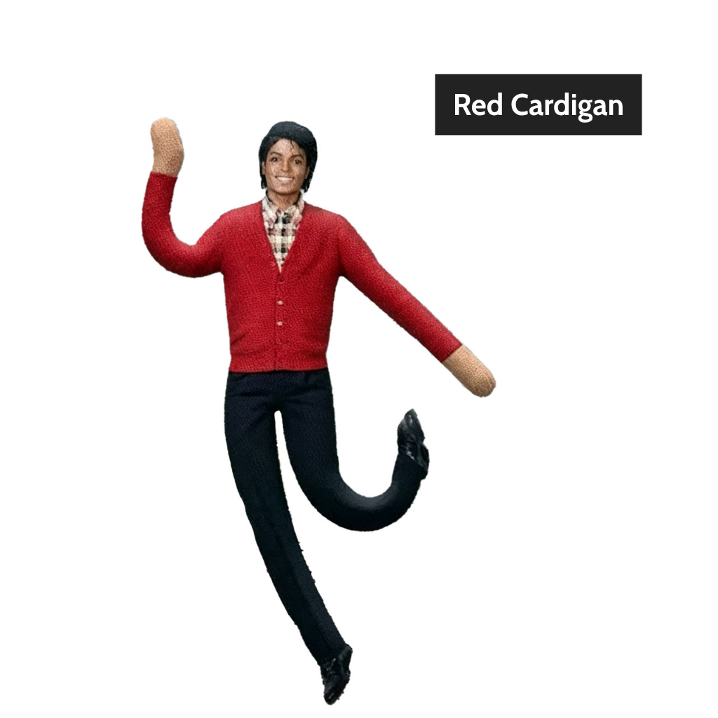 MJ Inspired Abstract Poseable Doll