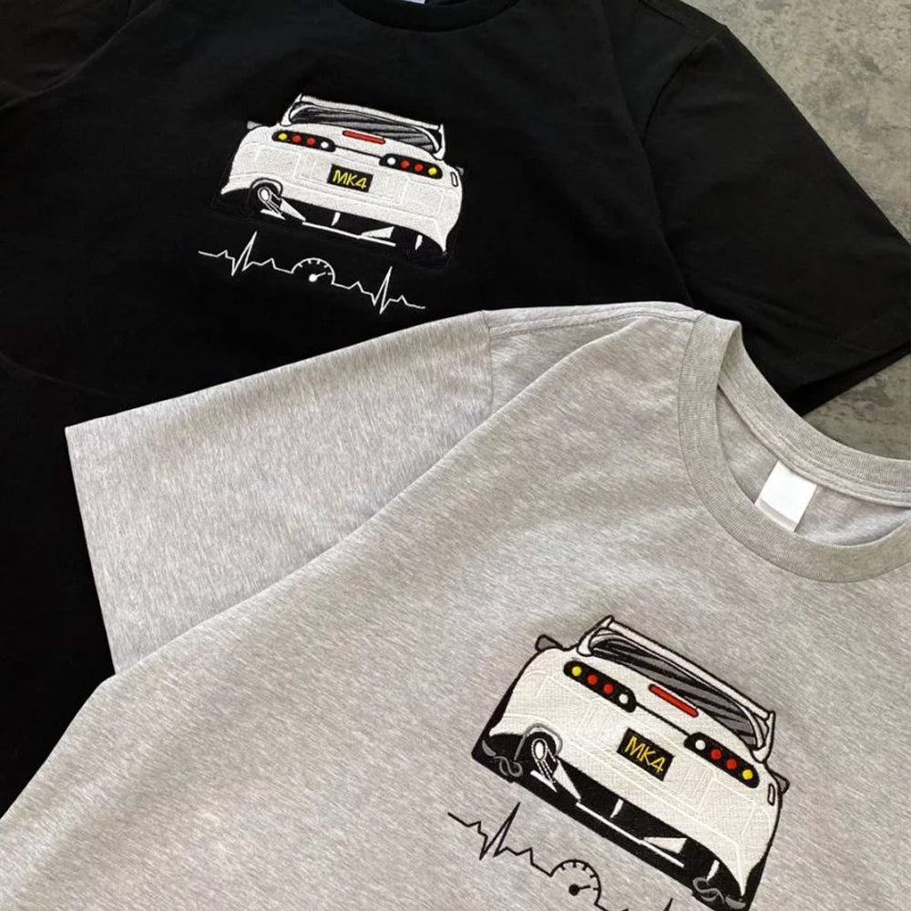 Car is Faith Embroidered T-shirt